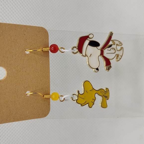 Jewelry - Woodstock & Christmas Snoopy Earrings